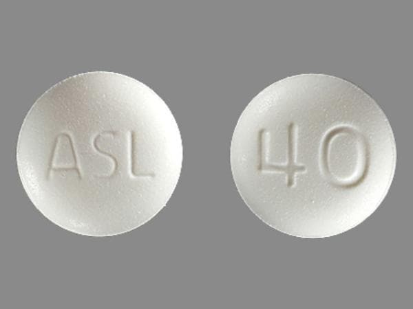 Imprint ASL 40 - azilsartan medoxomil 40 mg