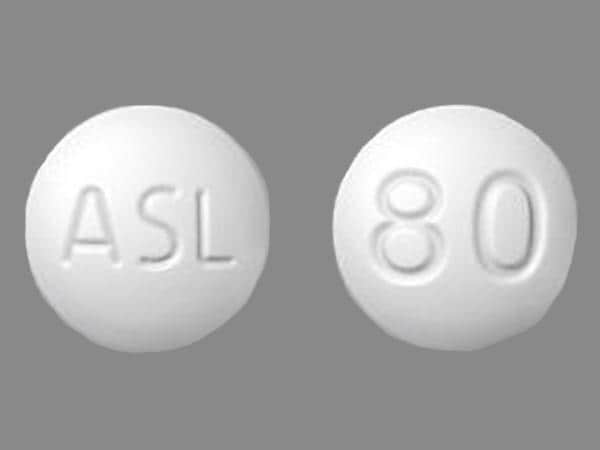 Imprint ASL 80 - azilsartan medoxomil 80 mg