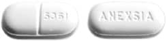 Imprint ANEXSIA 5361 - Anexsia 5 mg / 500mg