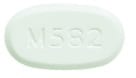 Imprint M582 - acetaminophen/oxycodone 500 mg / 7.5 mg