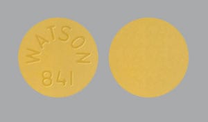 Imprint WATSON 841 - bisoprolol/hydrochlorothiazide 2.5 mg / 6.25 mg