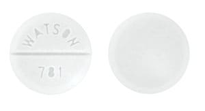 Imprint WATSON 781 - clomiphene 50 mg