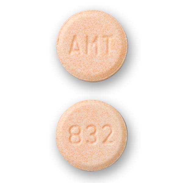Imprint AMT 832 - amantadine 100 mg