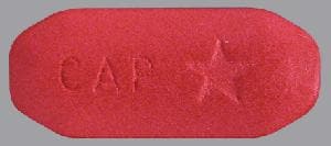 Image 1 - Imprint CAP Star Logo - Certuss-D (old formulation) dextromethorphan 60 mg / guaifenesin 600 mg / phenylephrine 40 mg