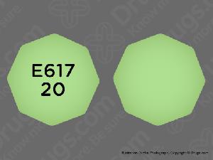Image 1 - Imprint E617 20 - Opana ER 20 mg