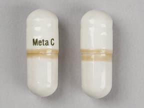 Image 1 - Imprint Meta C - Metamucil Plus Calcium calcium carbonate 60 mg / psyllium 550 mg