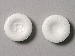 Image 1 - Imprint R - Rolaids Regular Strength calcium carbonate 550 mg / magnesium hydroxide 110 mg