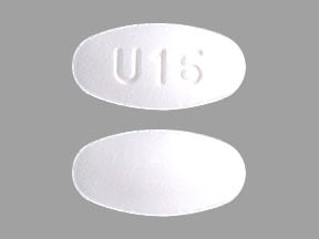 Pill Finder: U16 White Elliptical / Oval - Medicine.com