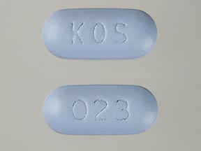 Imprint 023 KOS - Simcor 1000 mg / 20 mg