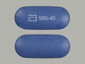 Imprint a 500-40 - Simcor 500 mg / 40 mg