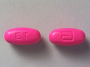 Image 1 - Imprint a ET - Erythrocin Stearate Filmtab 500 mg