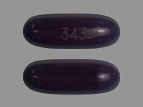 Image 1 - Imprint 343 - Prenaissance Plus prenatal multivitamins with folic acid 1 mg and docusate