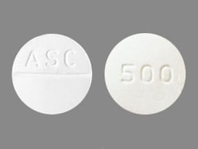 Image 1 - Imprint ASC 500 - methocarbamol 500 mg
