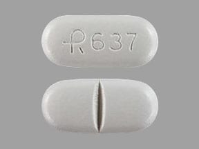 Image 1 - Imprint R 637 - gabapentin 800 mg