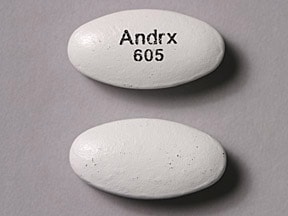 Imprint Andrx 605 - loratadine/pseudoephedrine 10 mg / 240 mg