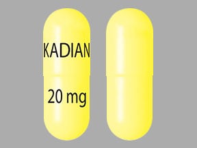 Image 1 - Imprint KADIAN 20 mg - Kadian 20 mg