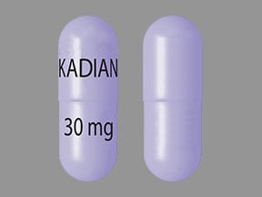 Imprint KADIAN 30 mg - Kadian 30 mg