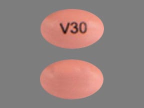 Imprint V30 - Myorisan 30 mg