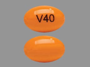 Imprint V40 - Myorisan 40 mg