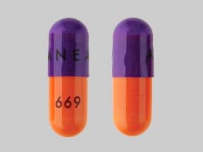 Imprint AMNEAL 669 - acebutolol 200 mg