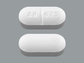 Image 1 - Imprint AN 675 - acetaminophen/hydrocodone 300 mg / 5 mg