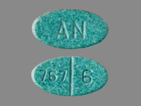 Image 1 - Imprint AN 767 6 - warfarin 6 mg