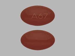 Imprint A67 - isotretinoin 20 mg