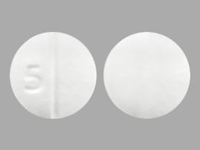 Imprint 5 - amphetamine 5 mg