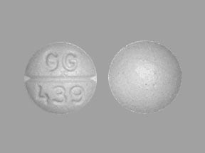 Imprint GG 439 - pindolol 10 MG