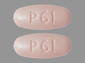 Imprint P61 P61 - ezetimibe/simvastatin 10 mg / 10 mg