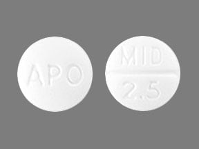 Image 1 - Imprint APO MID 2.5 - midodrine 2.5 mg