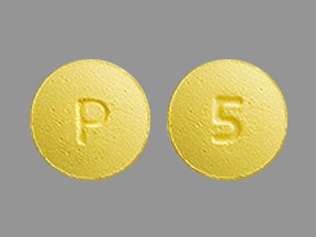 Image 1 - Imprint P 5 - prasugrel 5 mg