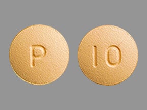 Image 1 - Imprint P 10 - prasugrel 10 mg