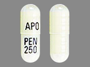 Imprint APO PEN 250 - penicillamine 250 mg