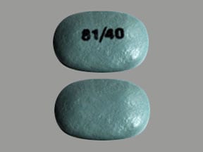 Image 1 - Imprint 81/40 - aspirin/omeprazole 81 mg / 40 mg