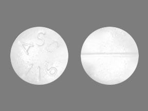 Imprint ASC 116 - methadone 10 mg