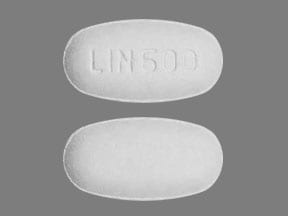 Imprint LIN 600 - linezolid 600 mg
