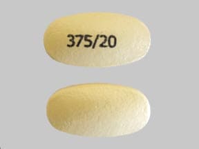 Imprint 375/20 - esomeprazole/naproxen esomeprazole magnesium 20 mg / naproxen 375 mg