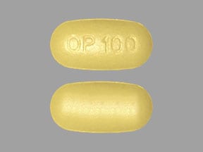 Imprint OP 100 - Lynparza 100 mg