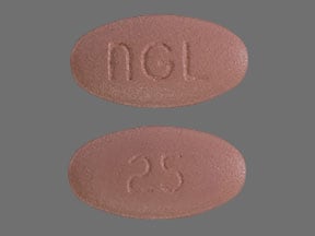 Imprint nGL 25 - Movantik 25 mg