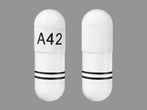 Imprint A42 - Inbrija levodopa inhalation powder 42 mg