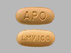 Imprint APO LMV 100 - lamivudine 100 mg