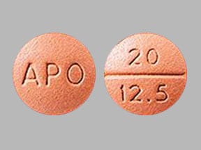 APO 20 12.5 - Hydrochlorothiazide and Quinapril Hydrochloride