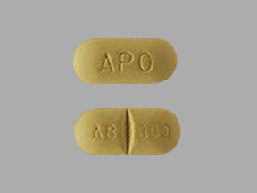 Imprint APO AB 300 - abacavir 300 mg (base)