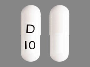 Imprint D 10 - didanosine 250 mg