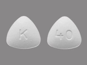 Imprint K 40 - entecavir 0.5 mg