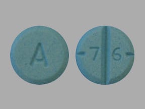 Image 1 - Imprint A 7 6 - amphetamine/dextroamphetamine 10 mg