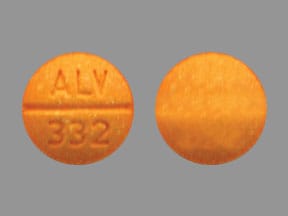 Image 1 - Imprint ALV 332 - carbidopa 25 mg