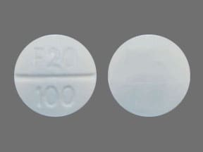 Imprint F20 100 - dapsone 100 mg