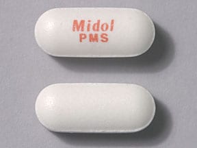 Image 1 - Imprint Midol PMS - Midol PMS Maximum Strength acetaminophen 500 mg / pamabrom 25 mg / pyrilamine maleate 15 mg